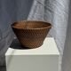 Panier rond en rotin artisanal indonésien D25 H14