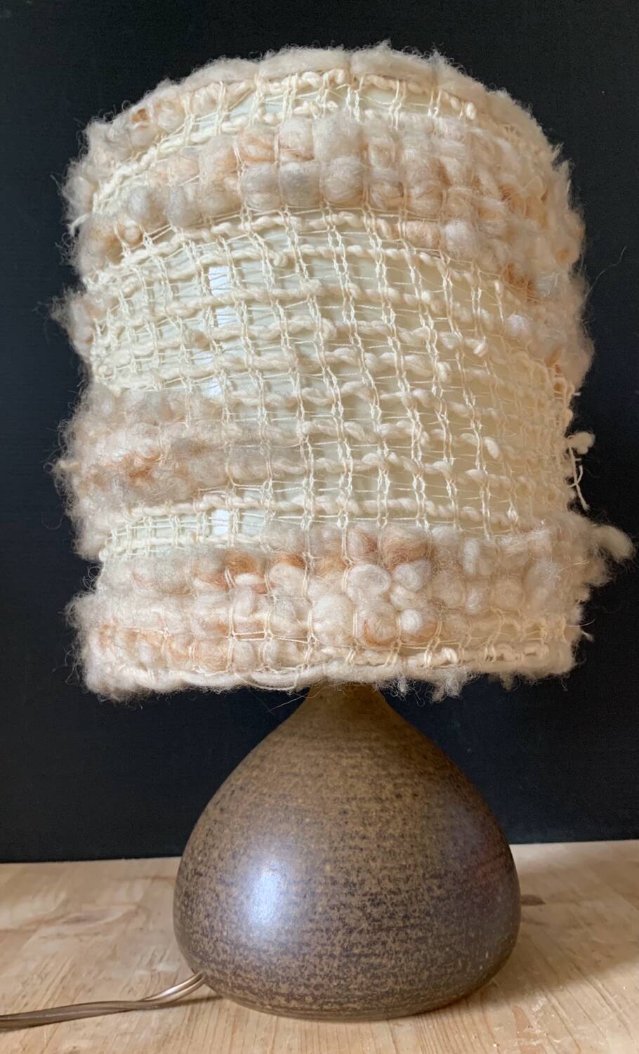 Lampe en grès