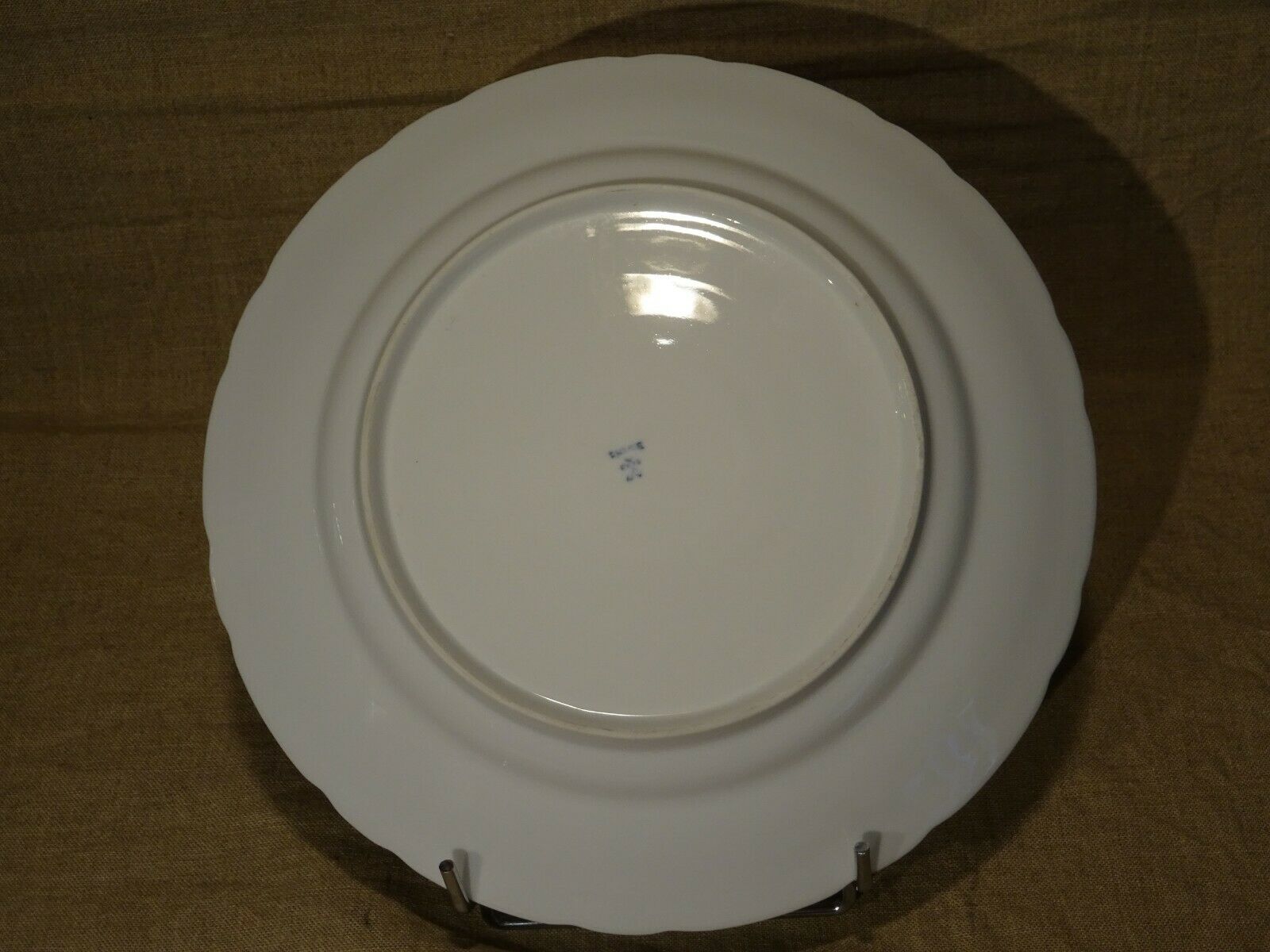 Porcelain dish Bavaria decoration flowers pink cobalt blue