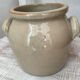 Grease pot or stoneware salt pan
