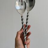 Twisted salad servers