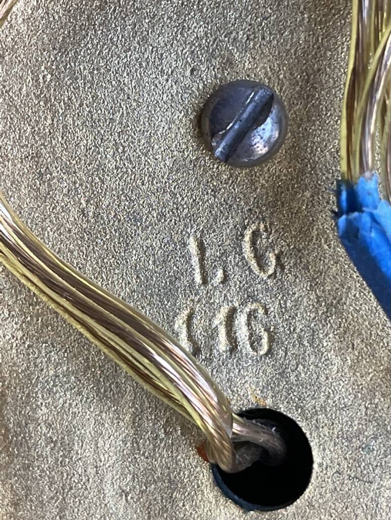 Pair of bronze wall lights – Empire style – Maison Lucien Gau