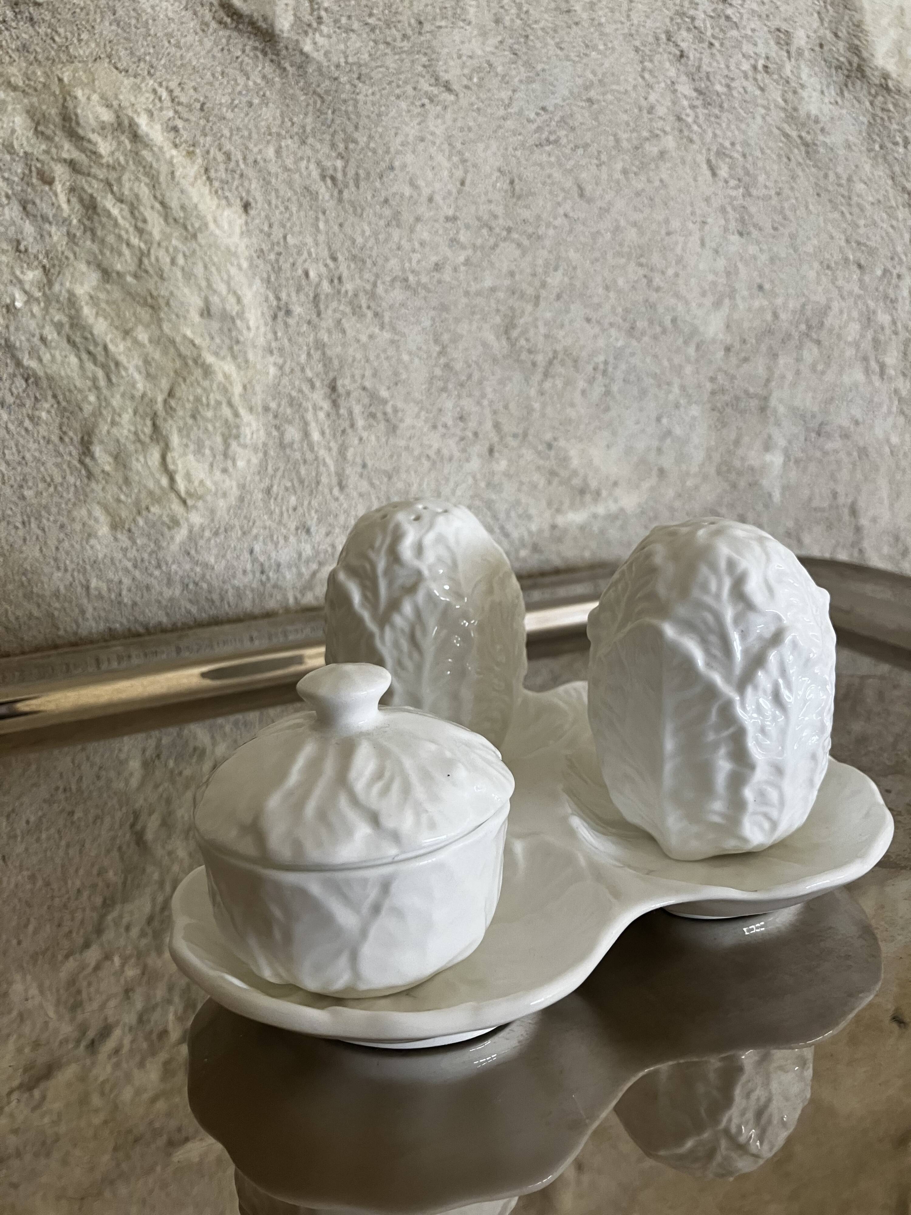 Service à condiments Wedgwood Countryware en porcelaine fine anglaise