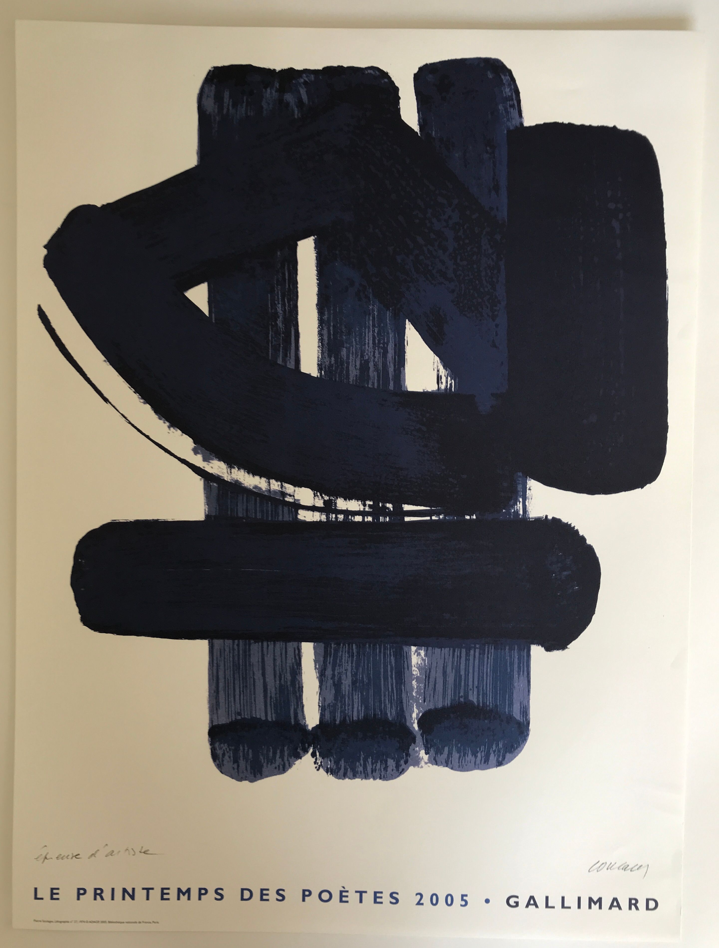 Lithograph N°37, Le Printemps des poètes, 2005