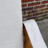 Vintage safari chair 1960s Denmark with canvas minimalist design