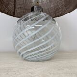 Mid-century design Holmegaard Swirl lamp , 1970s Denmark