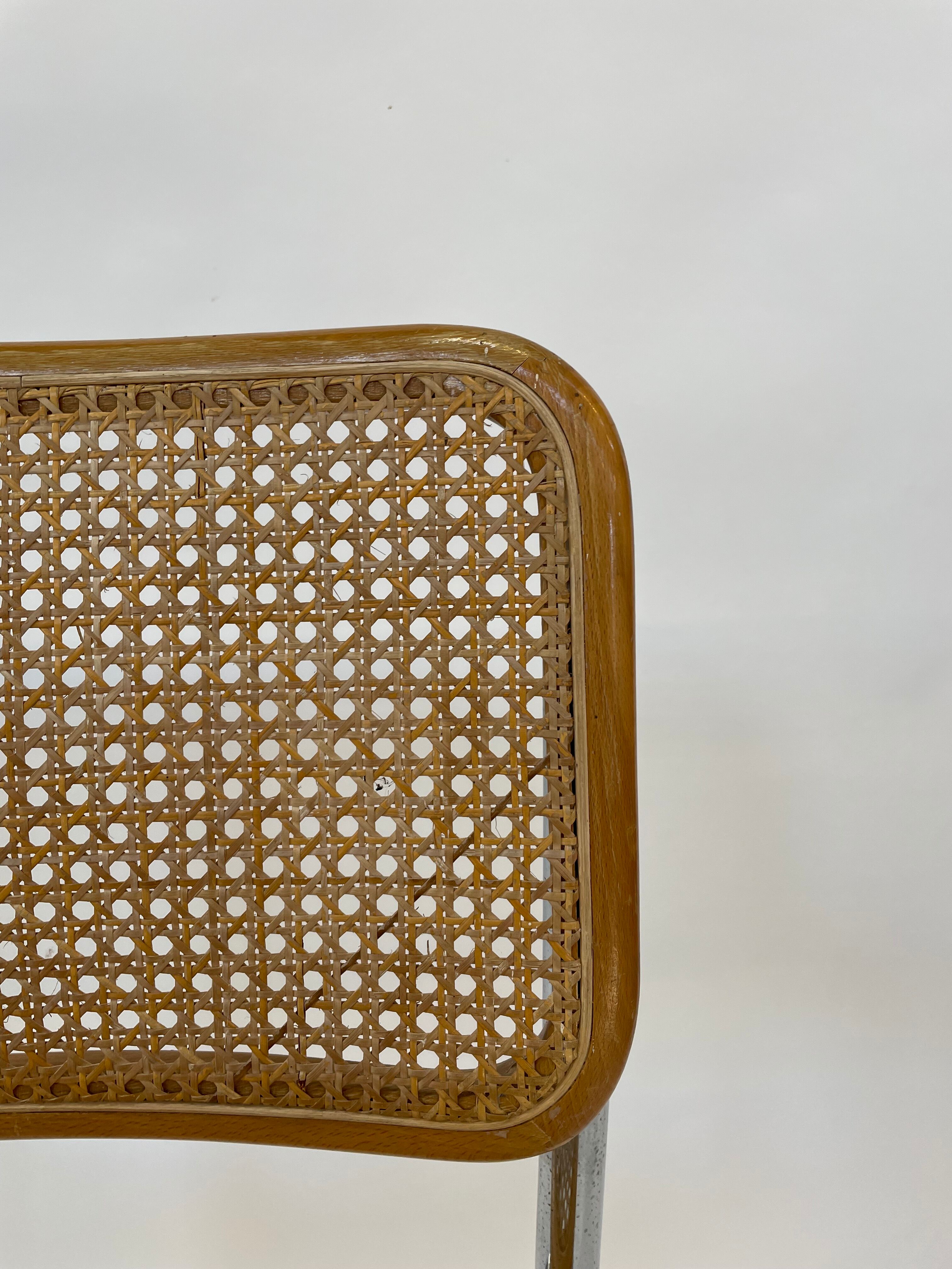 Cesca design chair b32 model in chrome