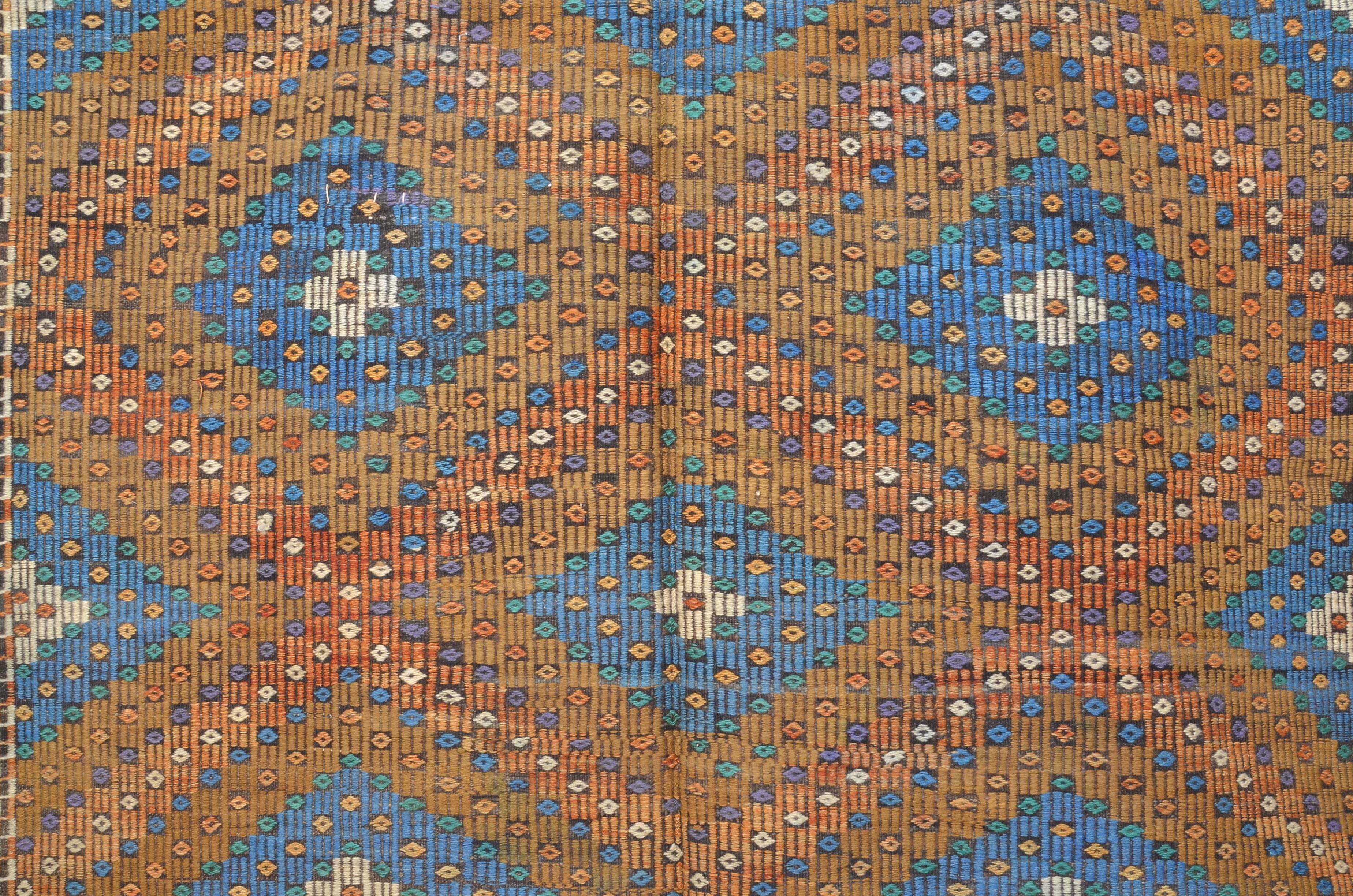 Oushak Anatolian Vintage Kilim Rug sku 1879