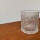 Grand vase ou bol vintage en verre avec ornements sud-américains/Inca