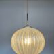 Vintage German DORIA Suspension in Cracked Glass 1960s