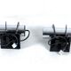 Targetti, pair of wall lamps model Elbow. Italy 1970s