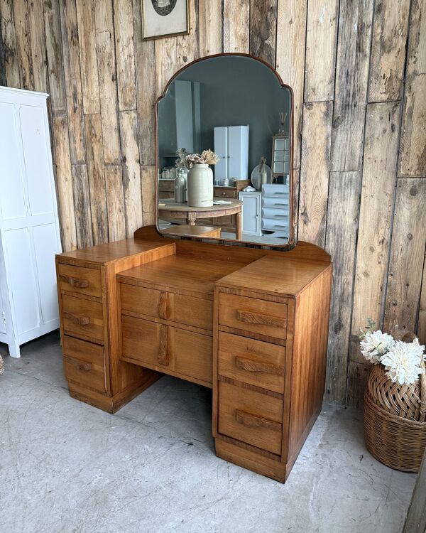 Commode coiffeuse art déco (rénovée)