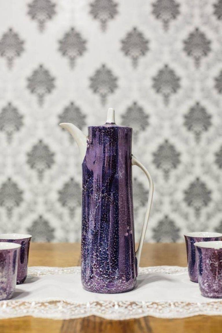 Vintage Porcelain Coffee Set, 1960s, Set of 7