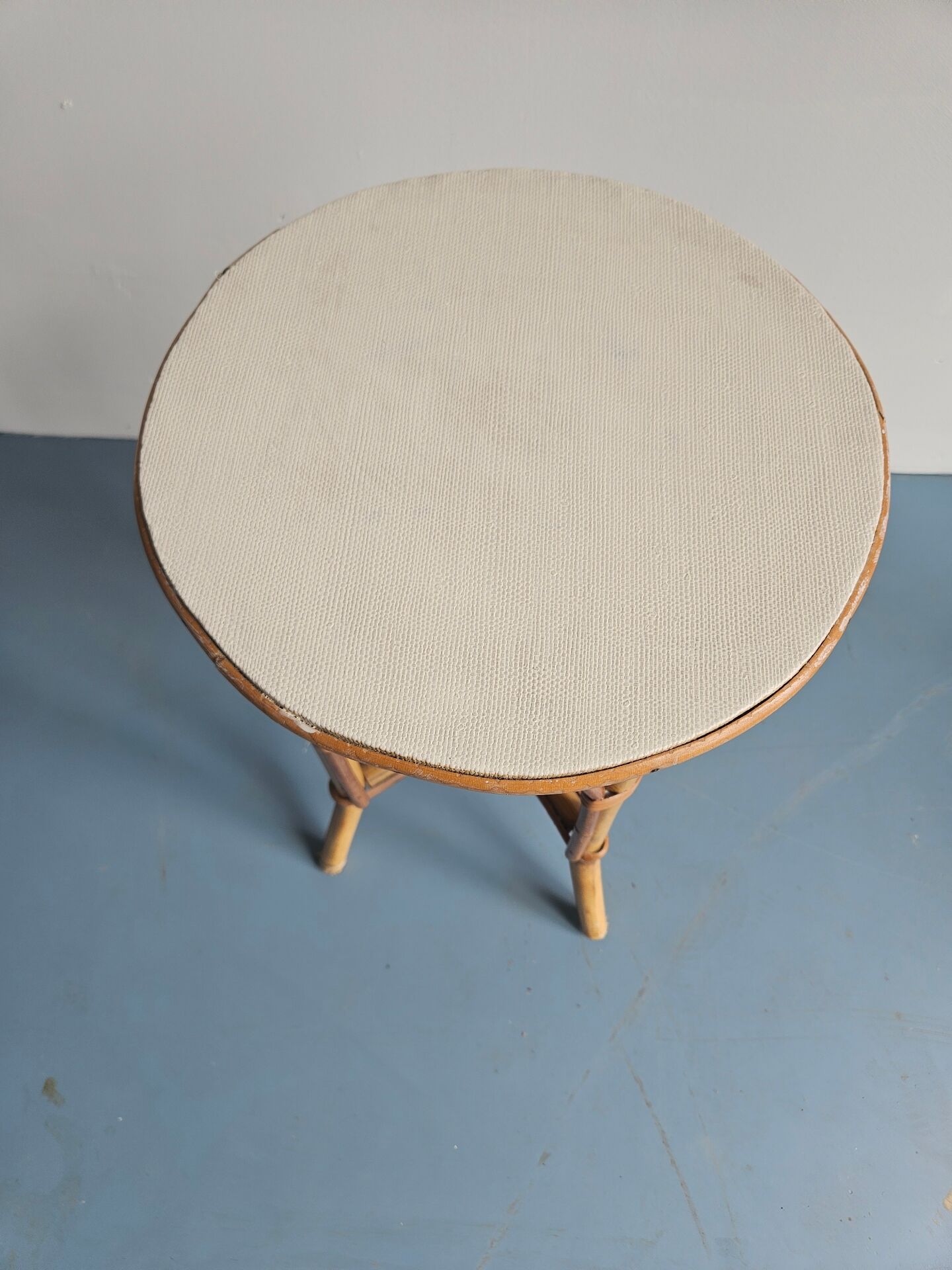 1970s rattan stool