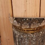 Pair of crystal sconces from the house baccarat, crinoline model