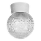 Lustre en porcelaine blanche vintage, années 1970