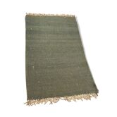 Ethnic natural fibres carpets dyed