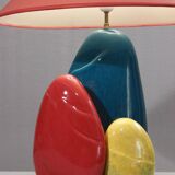François Chatain Large menhir lamp vintage post-modern design 1990s