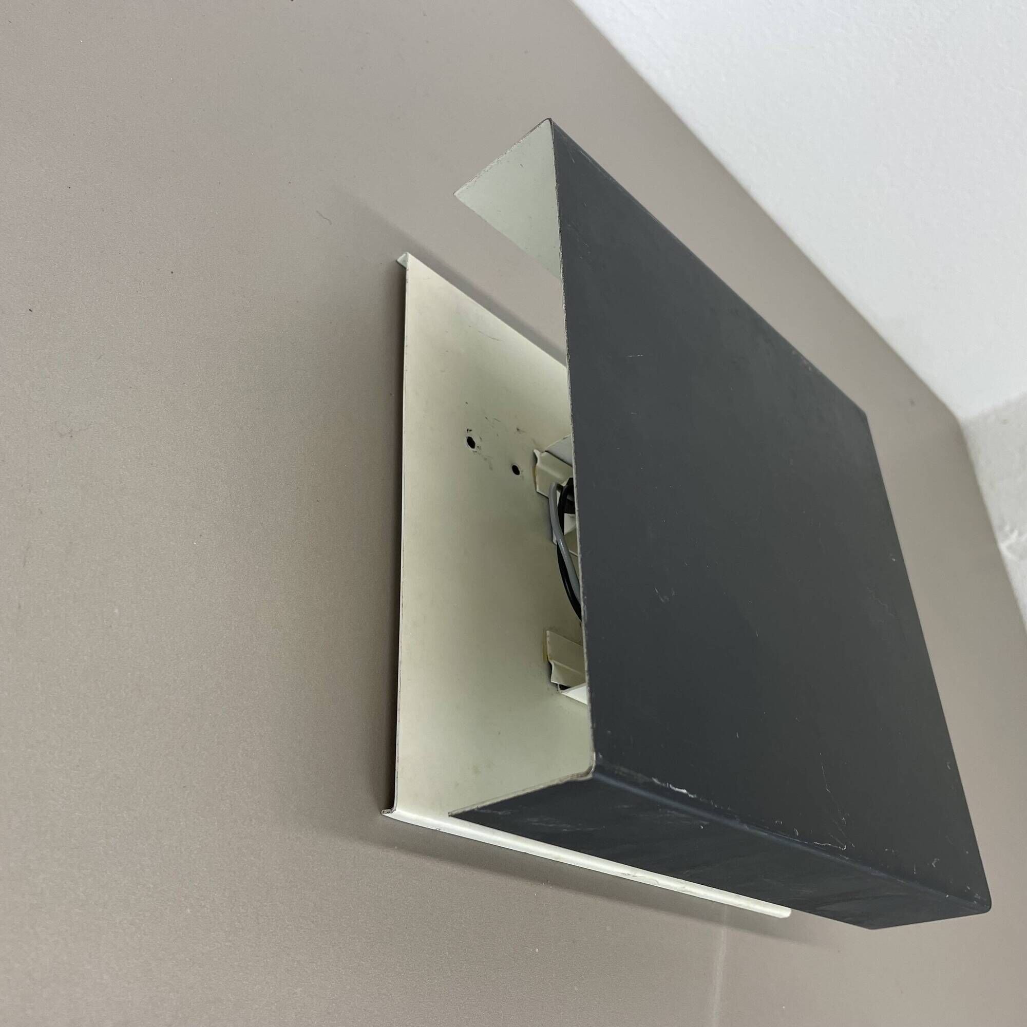 rare cubic Charlotte Perriand LES ARCS Style Wall Light by COSACK, Germany