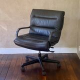 Adjustable Leather Office Chair from the 90s