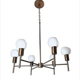 Mid century modern chandelier 6 cups