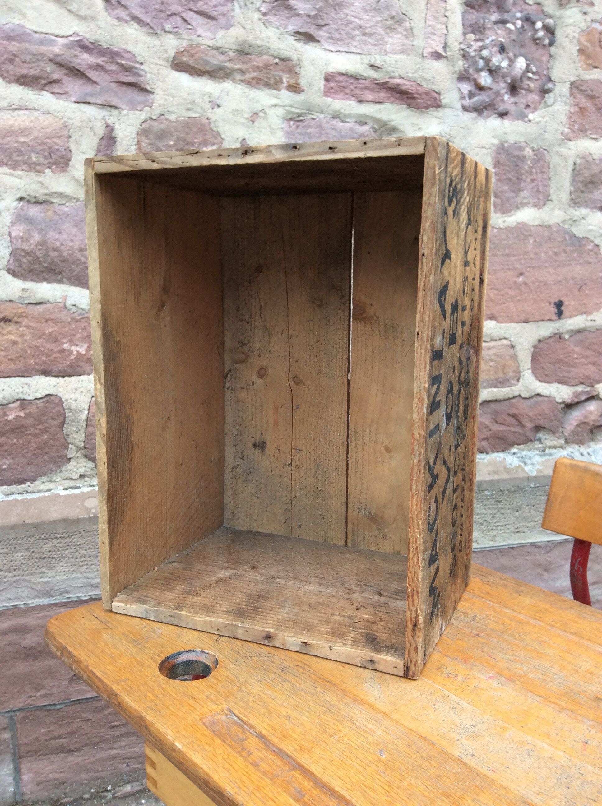 Caisse bois pub whisky scoth vintage 1950 scotland