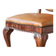 Paires rares de chaises 't Woonhuys Amsterdam cuir patiné, années 1920