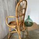 Fauteuil en rotin vintage