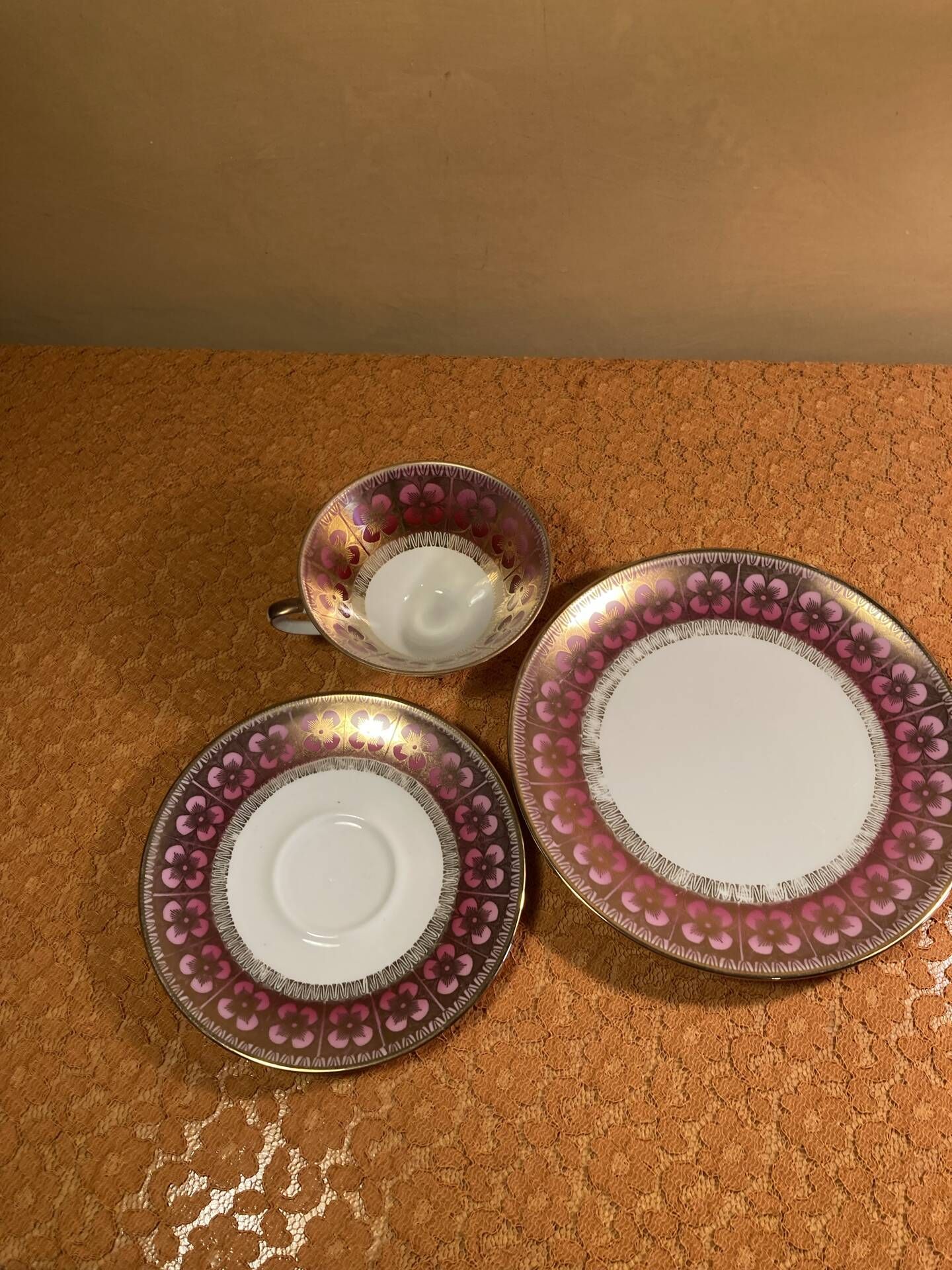 Ensemble petit déjeuner Bavaria vintage chic