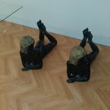Coffee table with nubians 50s