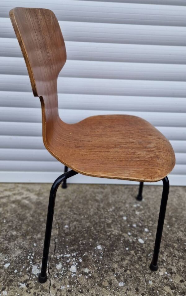 Chaise marteau 3123 de Arne Jacobsen pour Fritz Hansen en 1969, modèle enfant