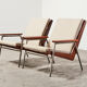 Rob Parry Pair of Lotus Lounge Chairs for Gelderland 1950s