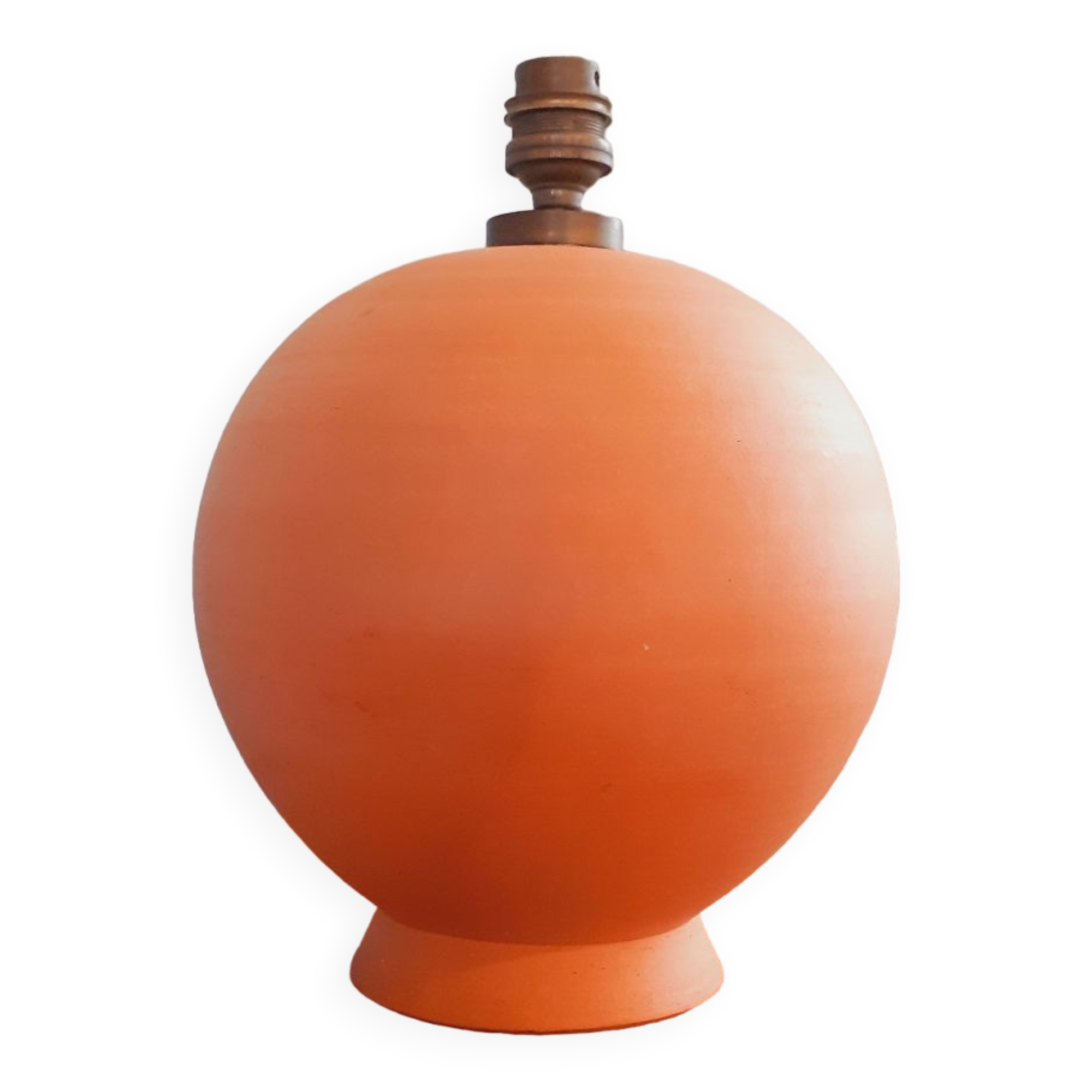 Lampe vintage en terre cuite année 40