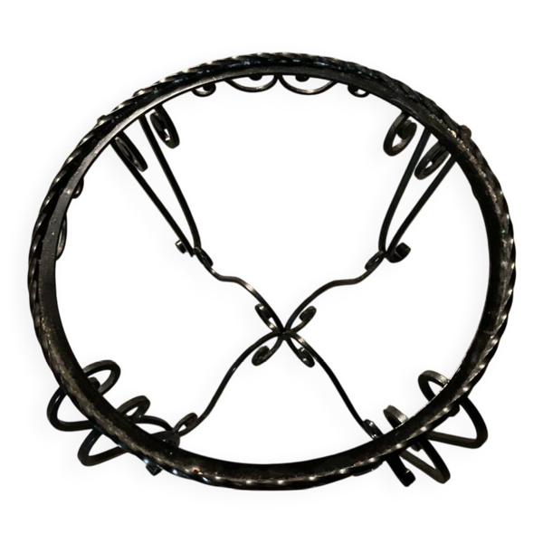 Table basse fer forgé vintage