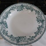 4 assiettes creuses Terre de Fer modèle Guadeloupe Saint Amand