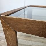 1960s coffee table by Afra and Tobia Scarpa for Cassina with smoked glass