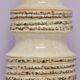Vintage taupe pagoda west germany vase scheurich