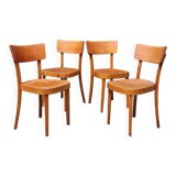 4 "classic" bistro chairs from Horgen-Glarus (Switzerland) 1950s
