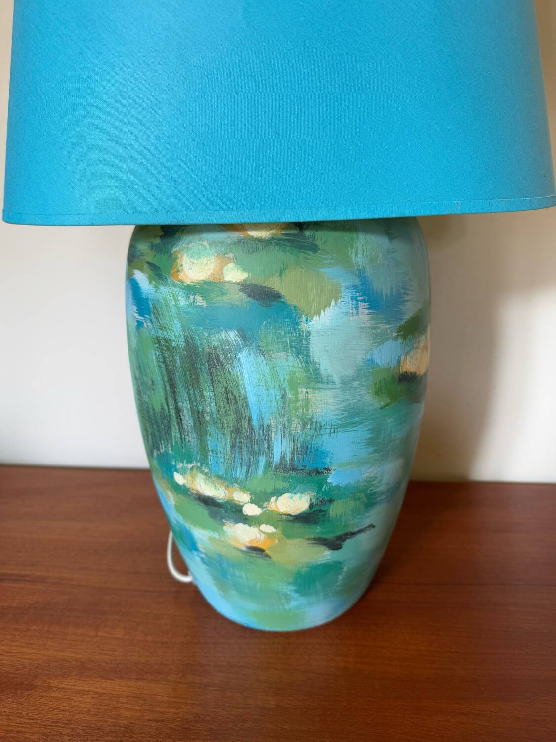 Louis Drimmer “Water Lilies” lamp from the 80s
