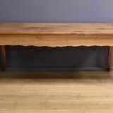 Farmhouse table in blond cherry, Louis XV style – 2nd part of the 19th century