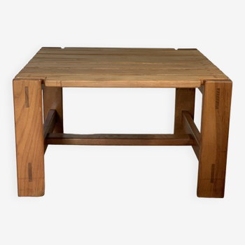 Vintage solid elm coffee table