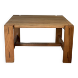 Vintage solid elm coffee table