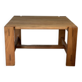Vintage solid elm coffee table