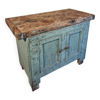 Meuble de métier/ Îlot de Cuisine en Bois  – France, Années 30