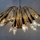 Vintage brass Italian sputnik chandelier