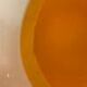 Two-tone opaline ball vase