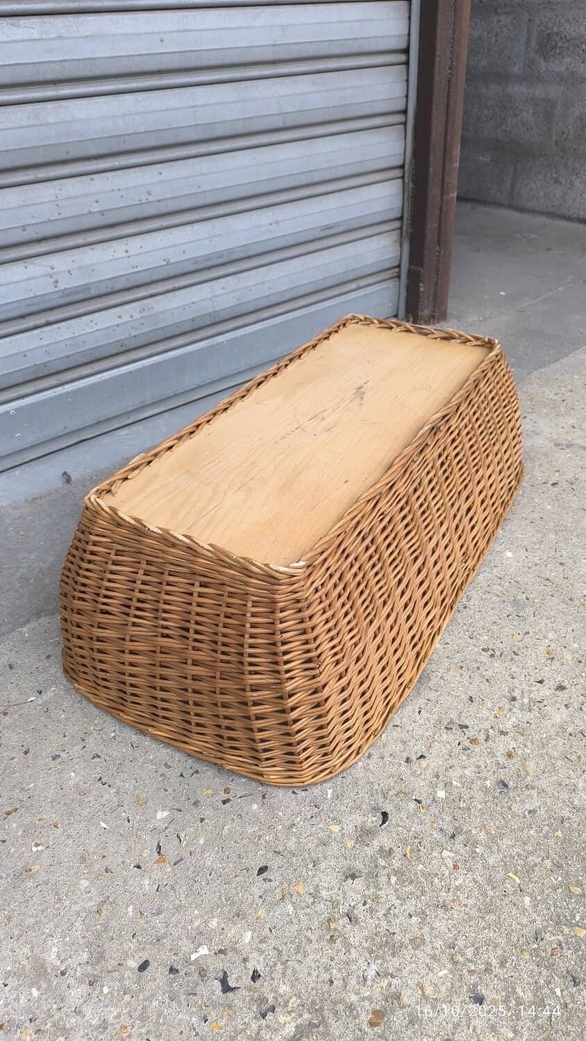Vintage wicker basket