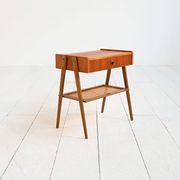 1950s Scandinavian teak bedside table