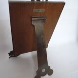 Mirror to ask bronze and brass beginning XXth 32 x 45 cm