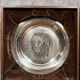 Bernard buffet publisher's medal: etched silver plate representing a lion (1976)
